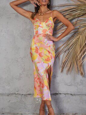 Hello Molly Colorful Midi Dress